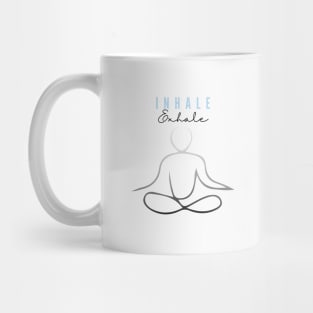 Meditation | Yoga | Exhale and Inhale Mug